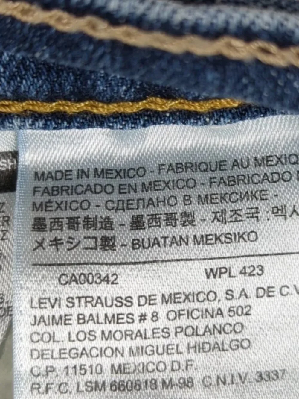 Levi's 569 Jeans Men's 34x34 (Actual 34x32) Blue Loose Straight Fit Stretch